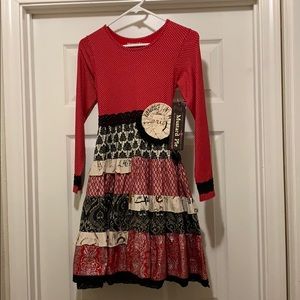 Little girl Mustard Pie boutique dress size 10.